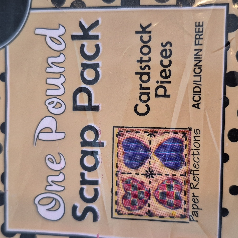 SCRAP PACK 1.8 lbs Of Colorful Cardstock Paper Pieces Card Making Scrapbooking - Picture 3 of 6